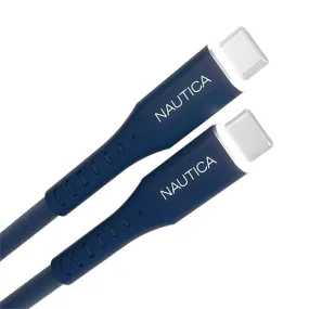 Nautica USB-C To USB-C Cable 4ft With LED C35 - Navy