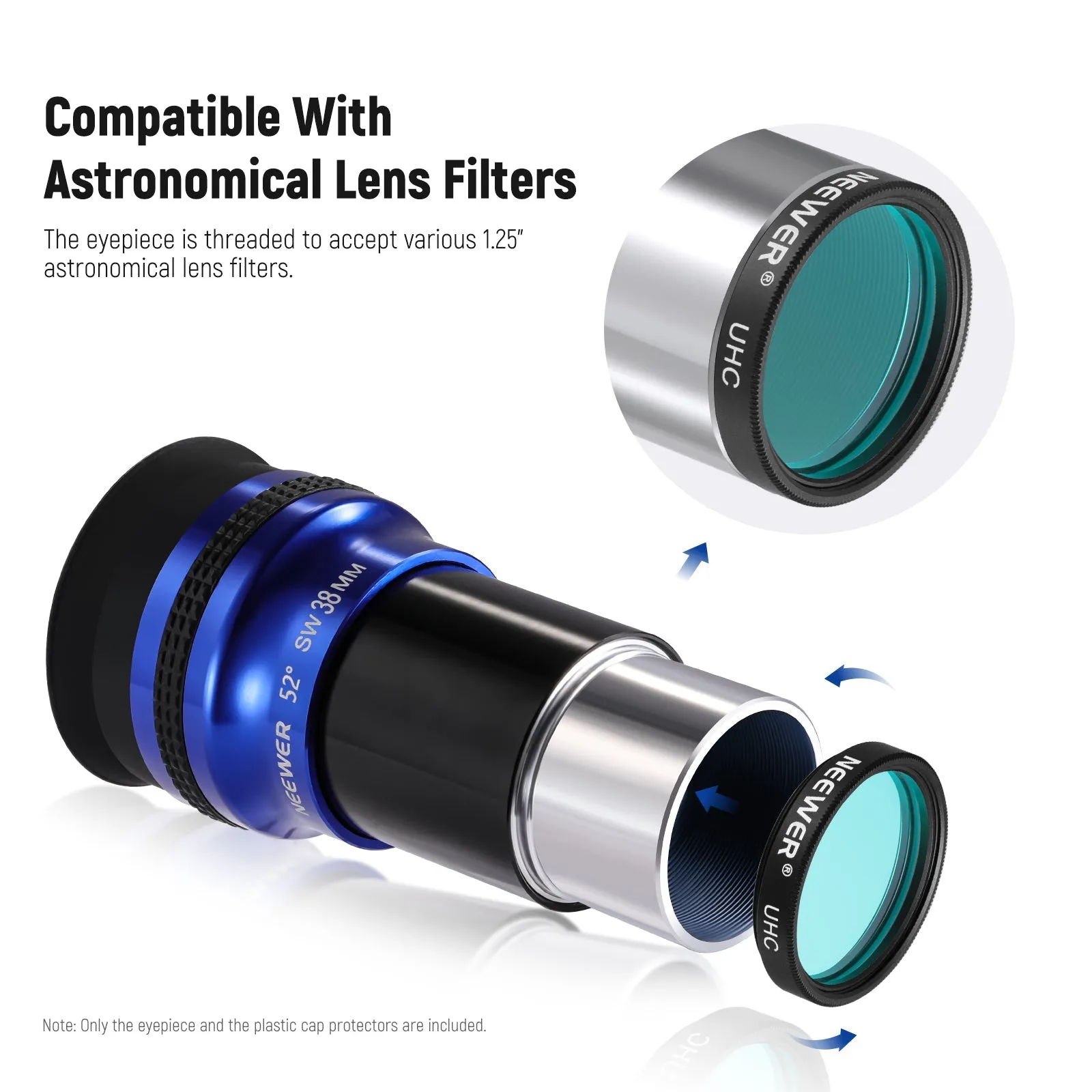 NEEWER LS-T12 1.25" Wide Angle Telescope Eyepiece