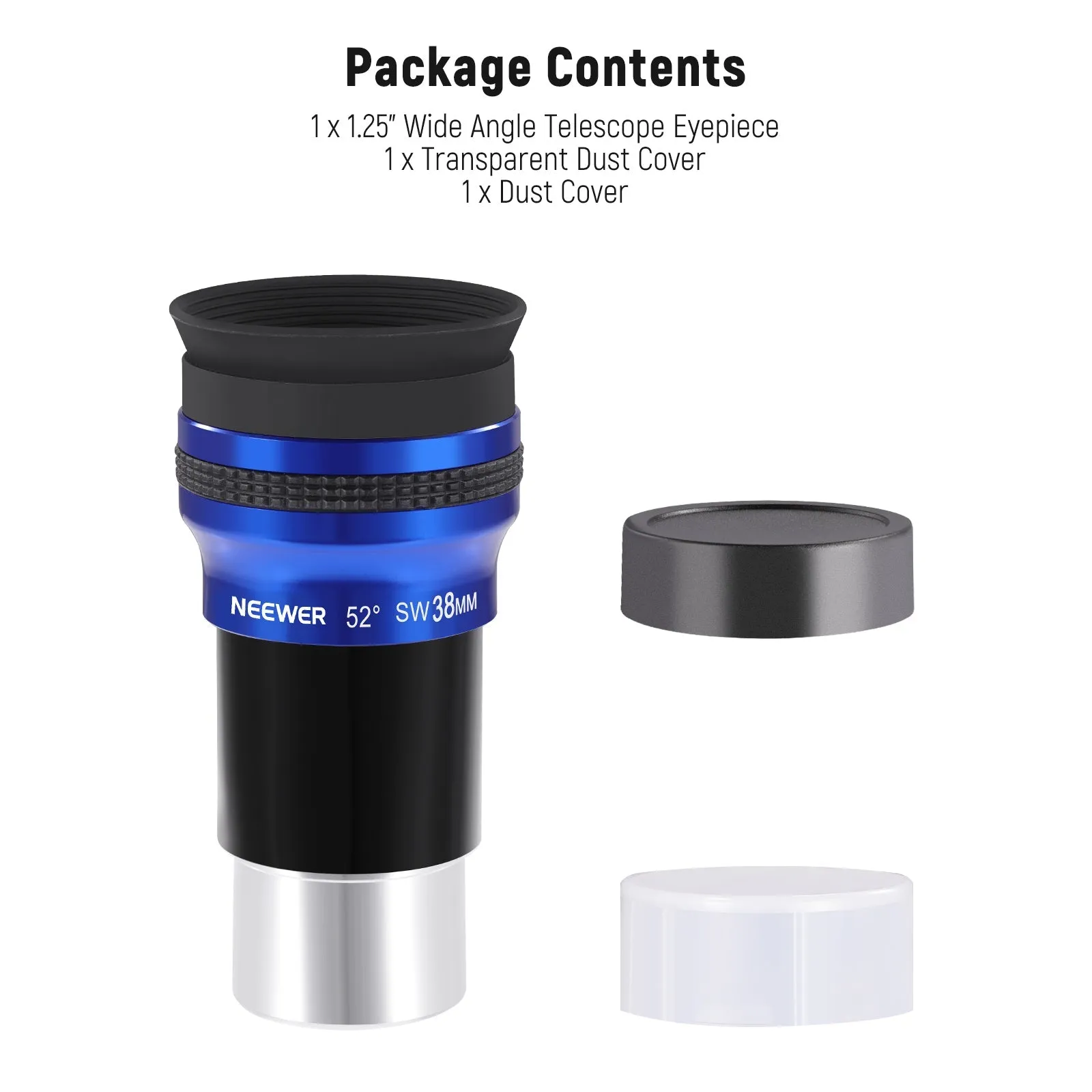 NEEWER LS-T12 1.25" Wide Angle Telescope Eyepiece