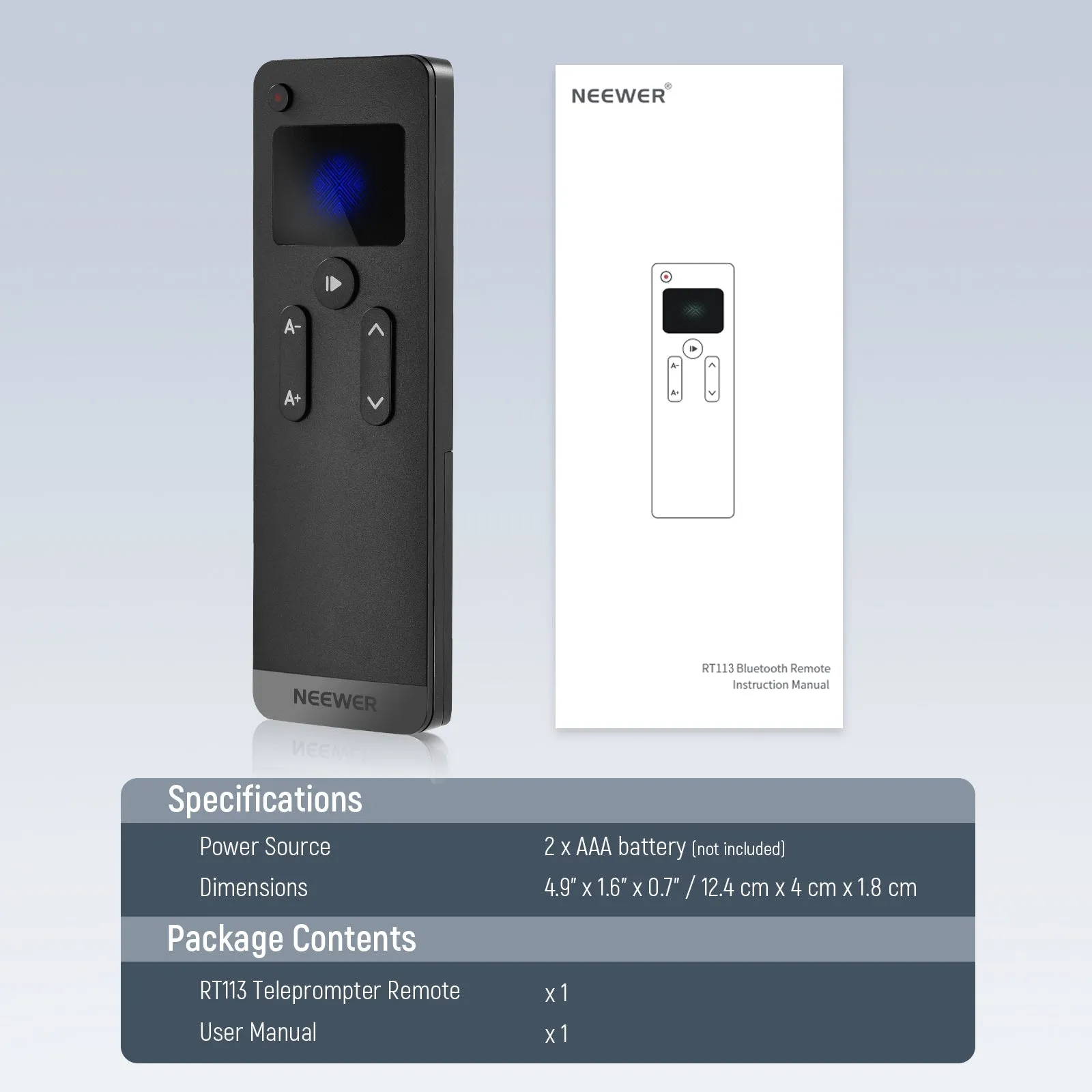 NEEWER RT113 Remote Control for NEEWER Teleprompter App