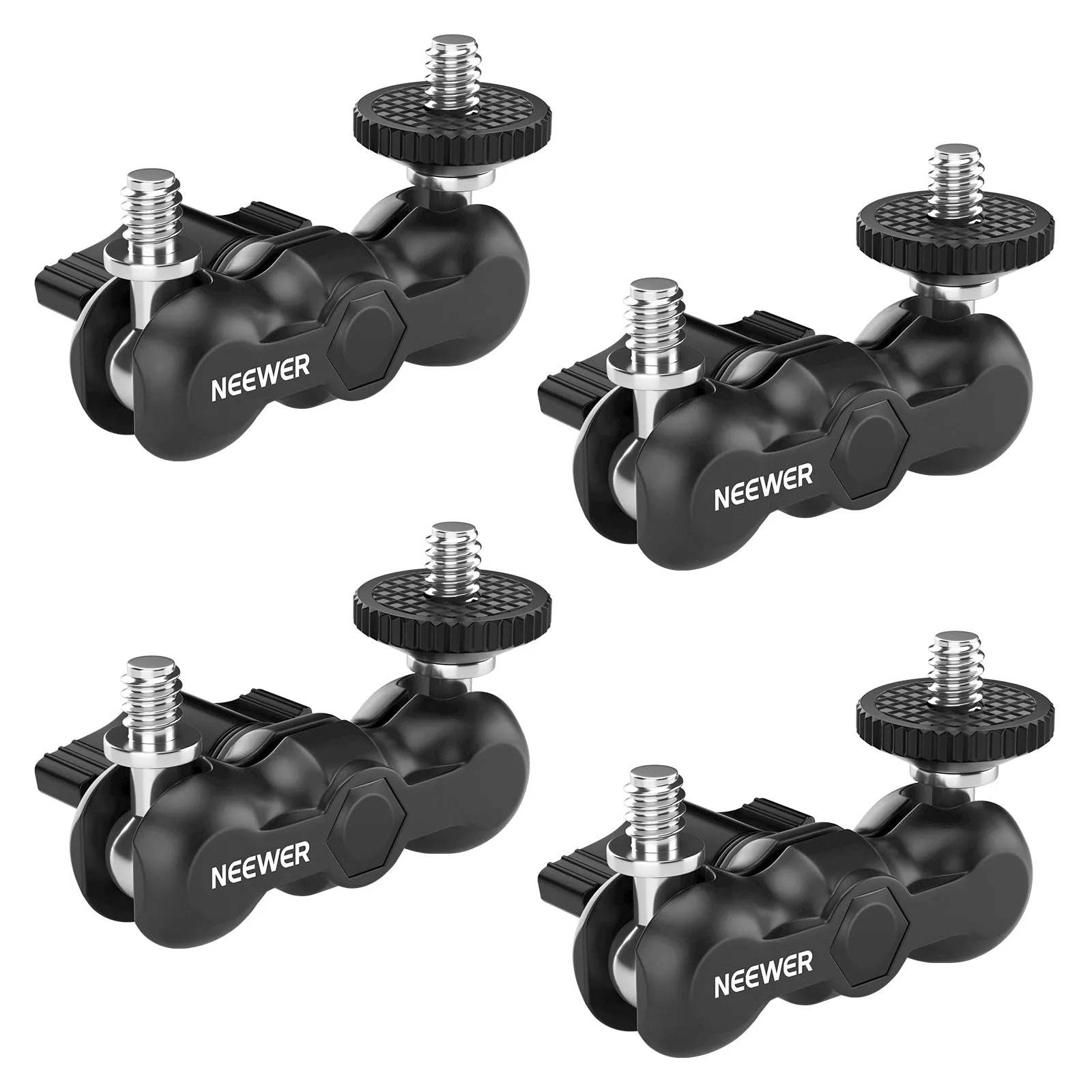 NEEWER ST21 4-Pack Universal Ball Head Articulating Magic Arm Set