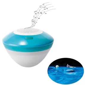 (NET) INTEX 28625 Above Ground Pool Floating Pool Speaker With LED Light