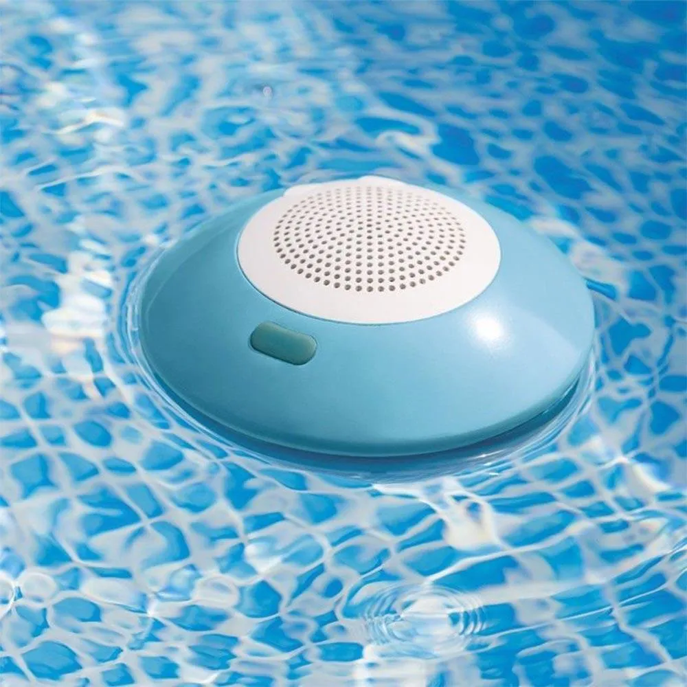 (NET) INTEX 28625 Above Ground Pool Floating Pool Speaker With LED Light