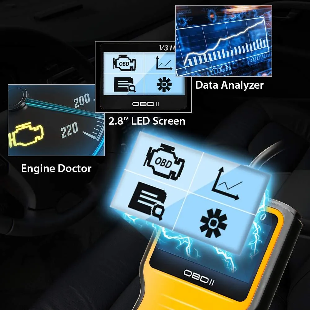 OBD2 Scanner Reader Universal Car Engine Fault Code Reader CAN