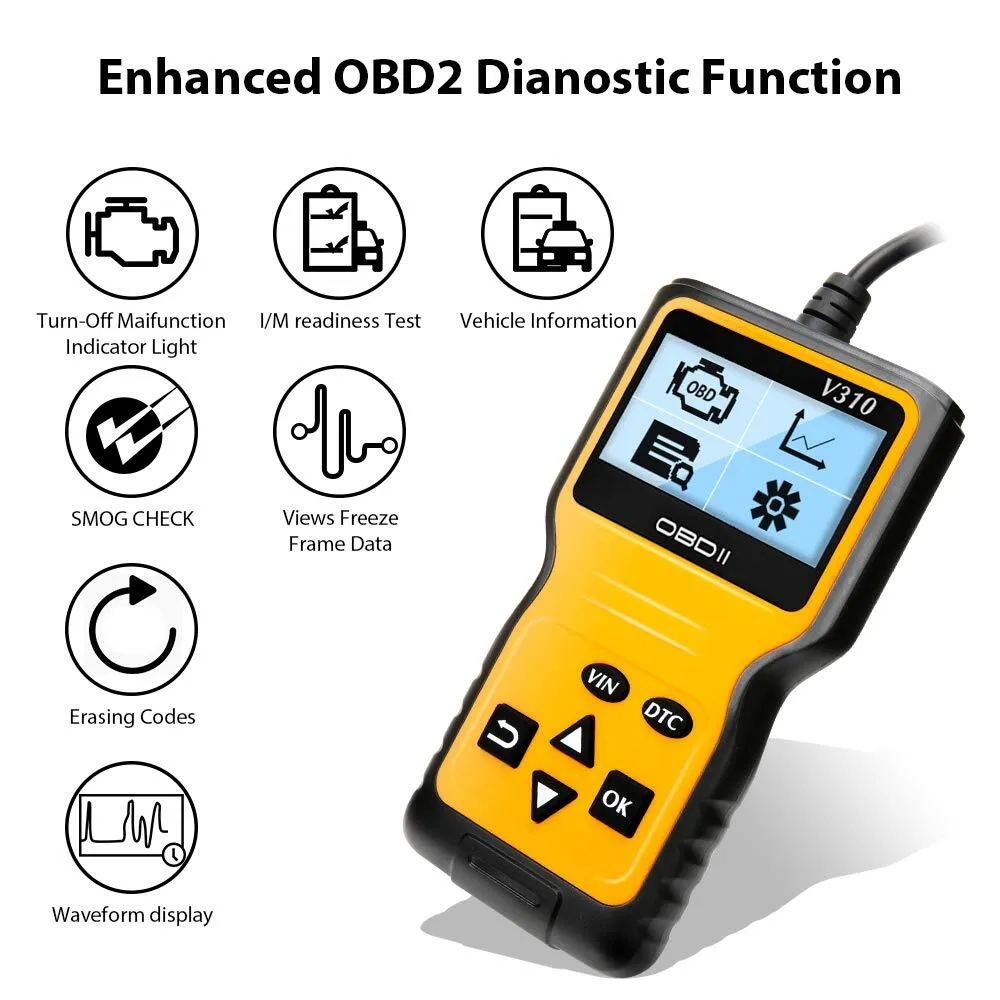 OBD2 Scanner Reader Universal Car Engine Fault Code Reader CAN