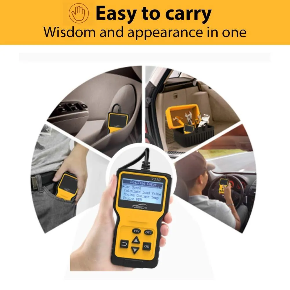 OBD2 Scanner Reader Universal Car Engine Fault Code Reader CAN