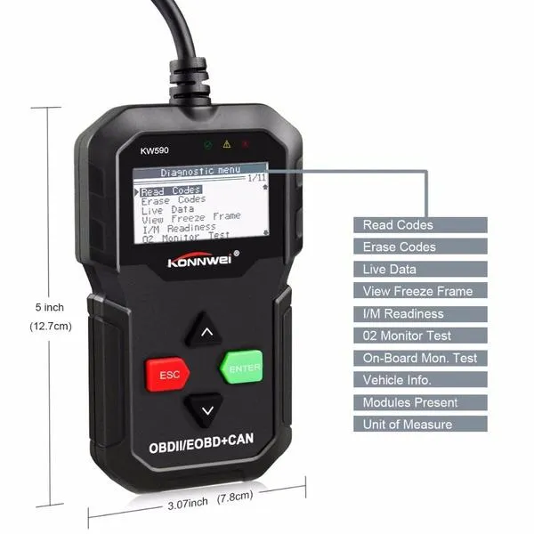OBDII Car Diagnostic Scanner