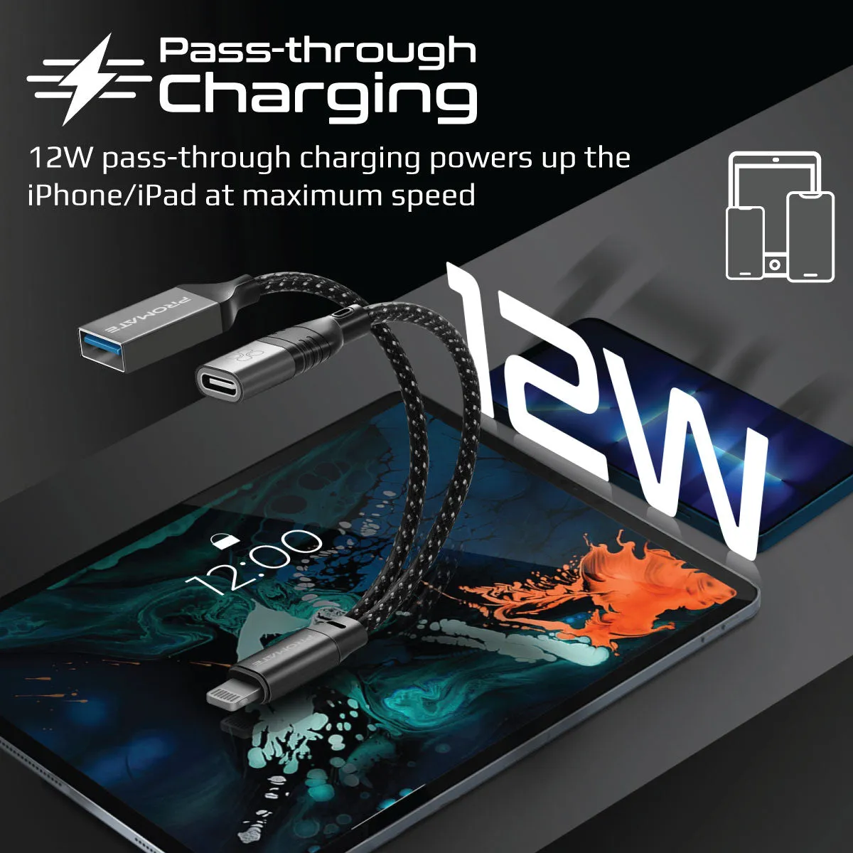 OTG Media Adapter for iOS Devices