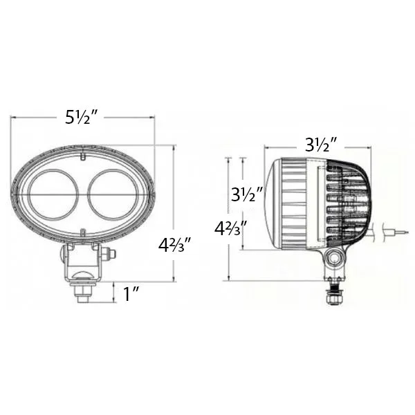 P9090X FORKLIFT BLUE SPOT LIGHT