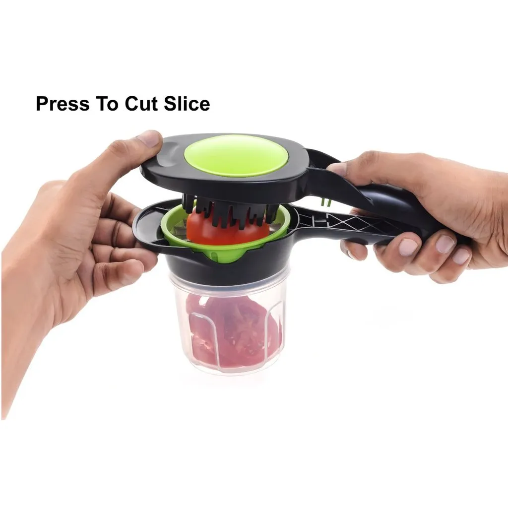 Plastic 6-in-1 Manual Vegetable Grater,Chipser and Slicer - H02646