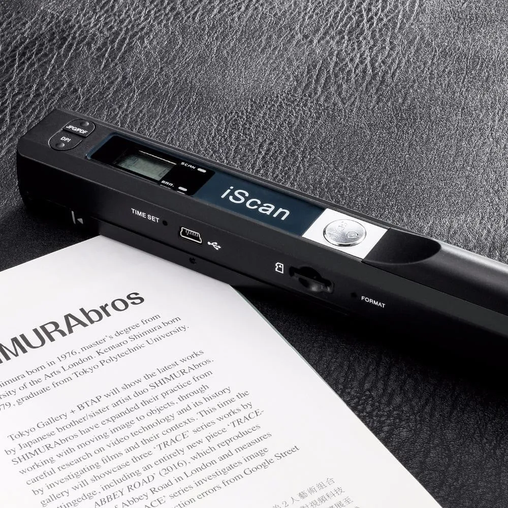 Portable Handheld 900DPI JPG and PDF Formate A4 Document Scanner