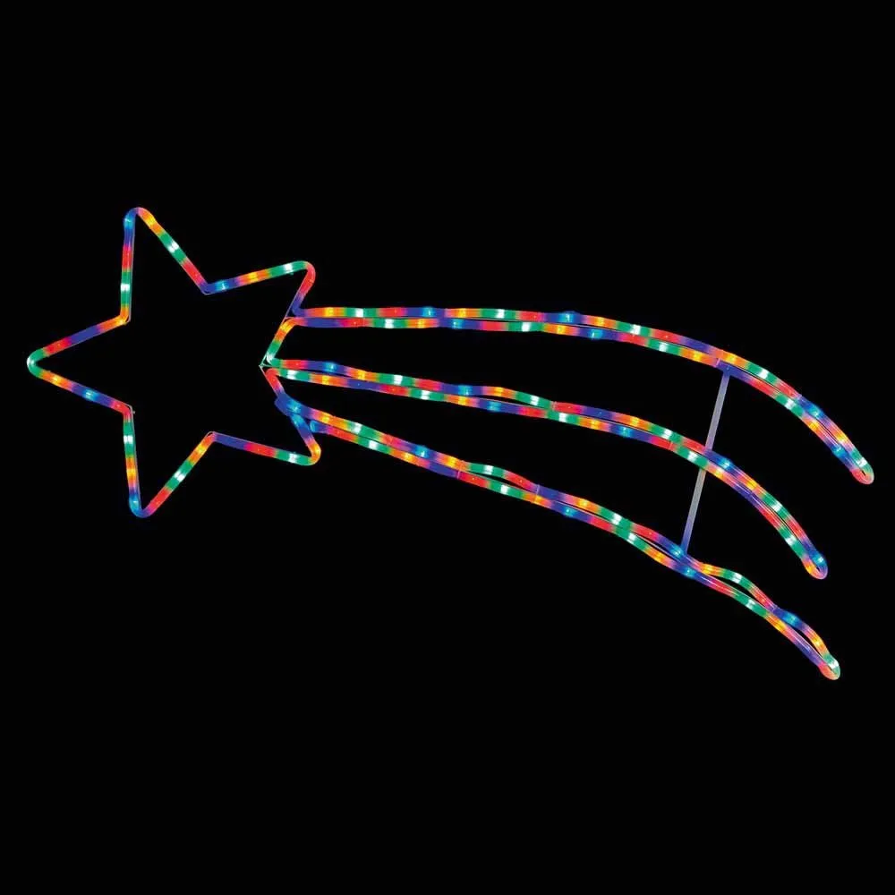 Premier LED Flashing Shooting Star Rope Light 1m