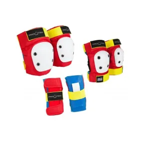 Pro Tec Street Skate Junior Knee Elbow Wrist Guard 3 Pack Pads Retro