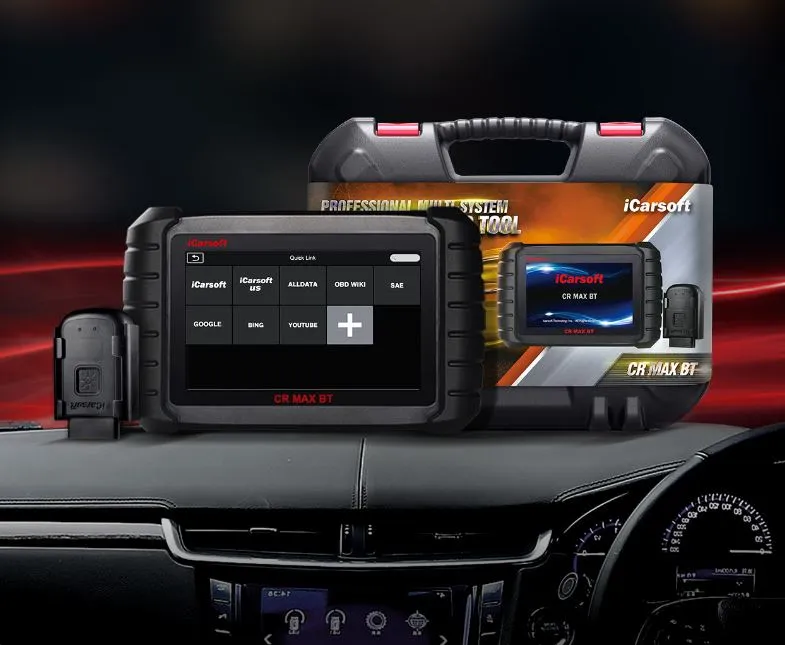 Professional Scan Tool iCarsoft CR Max BT Full System New Model