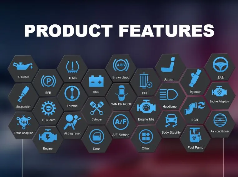 Professional Scan Tool iCarsoft CR Max BT Full System New Model