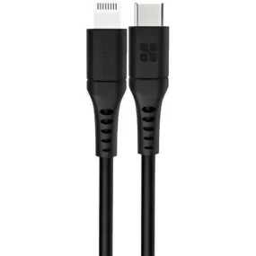 Promate 20W USB-C to Lightning Charge Cable 3m Black