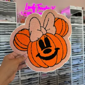 Pumpkin Mouse- Iron On Patch