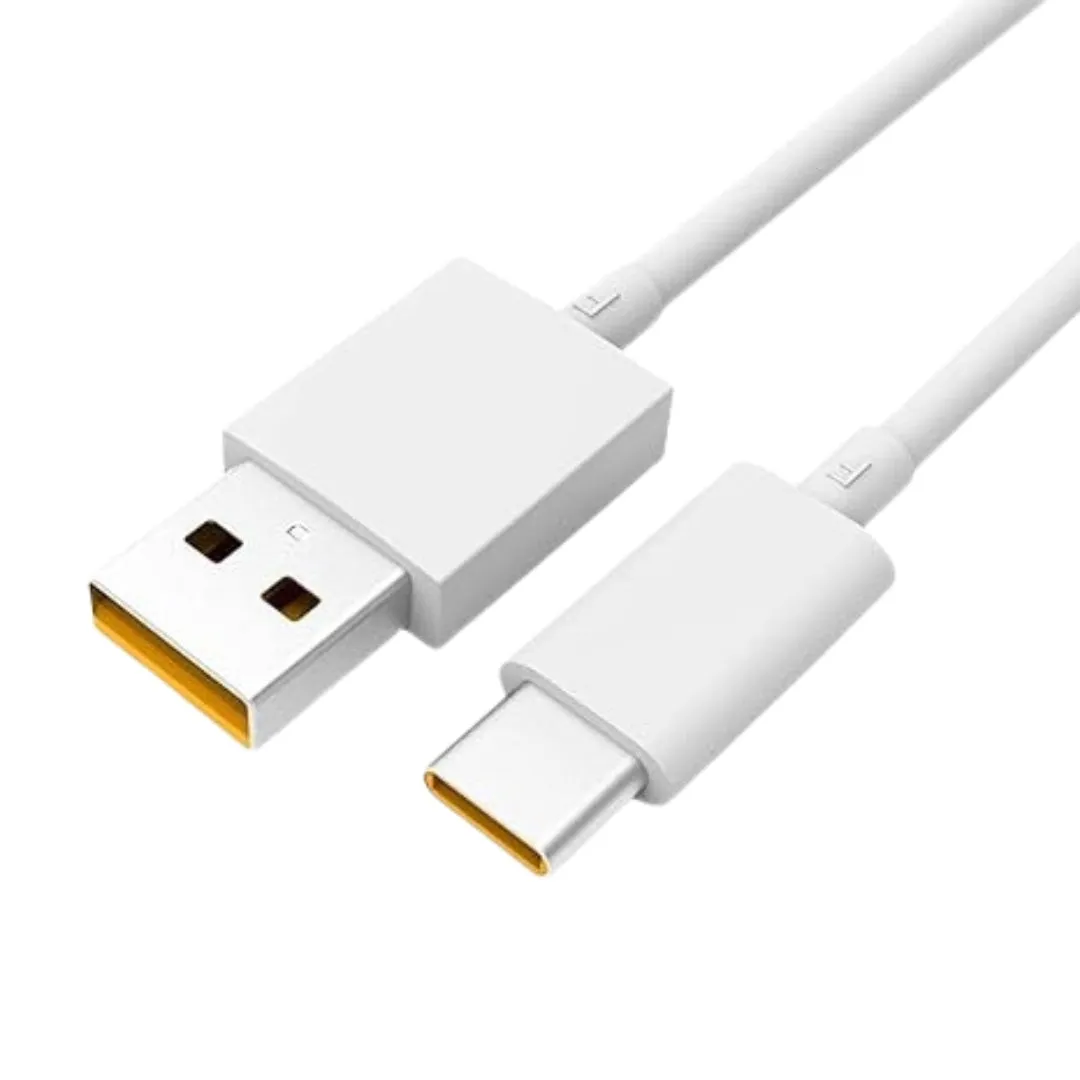 Realme 8S 5G Type-C VOOC Charge And Data Sync Cable 1 Mt White