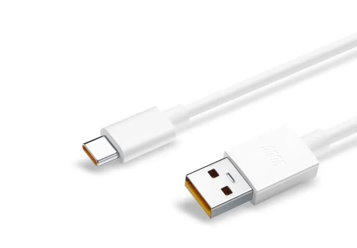 Realme V25 5g Type-C VOOC Charge And Data Sync Cable 1 Mt White