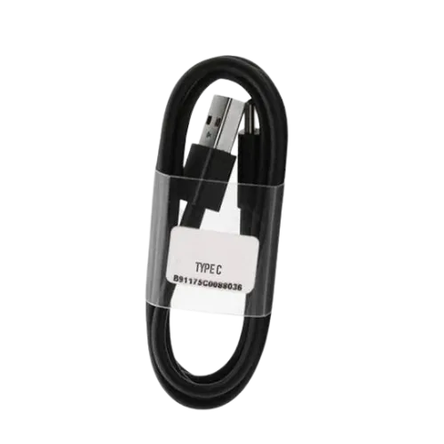Redmi Mi Note 8 Type C Charge And Sync Cable-1.2 M-Black