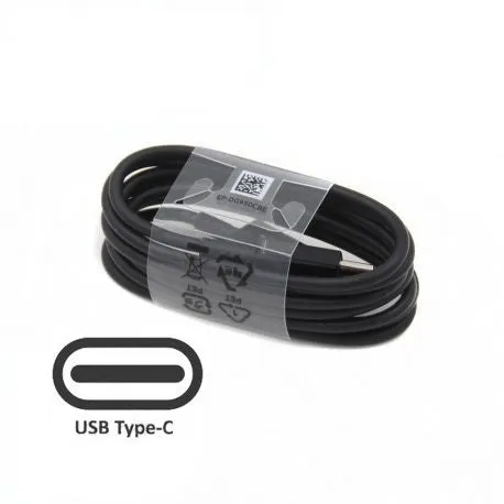Redmi Mi Note 8 Type C Charge And Sync Cable-1.2 M-Black