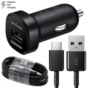 relaxed Galaxy Fast Charger, Adaptive Fast Charging USB Car Charger Plug with 4FT USB Type C Cable Replacement for Samsung Galaxy S9 S9 Plus S8 S8 Plus S10 S10  Plus Note 9 Note 8, Fast Charger for Samsung