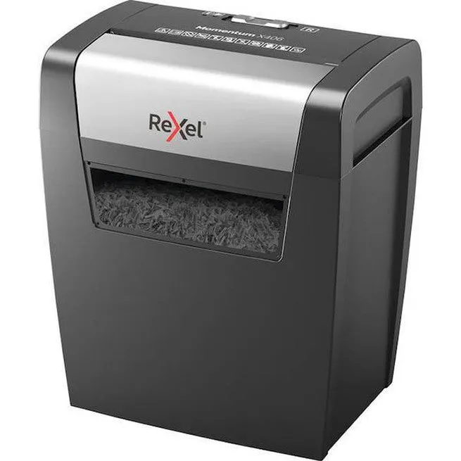 Rexel Momentum X406 Manual Feed Cross Cut Shredder