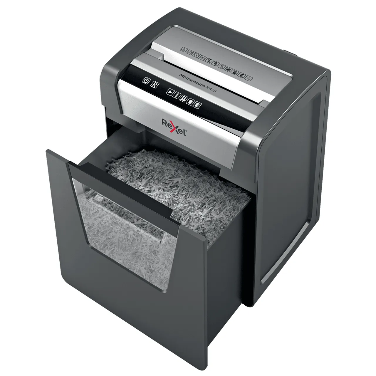 Rexel Momentum X415 Manual Feed Cross Cut Shredder Paper