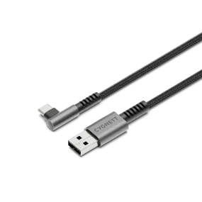 Right Angle USB-C to USB-A Cable - 1M