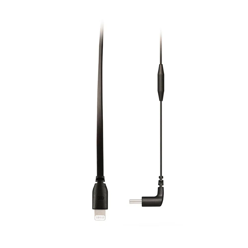 RODE SC15 0.3M Angled USB Type-C Male to Lightning Male Flat Audio Cable for VideoMic NTG and MFi Certified USB Microphones