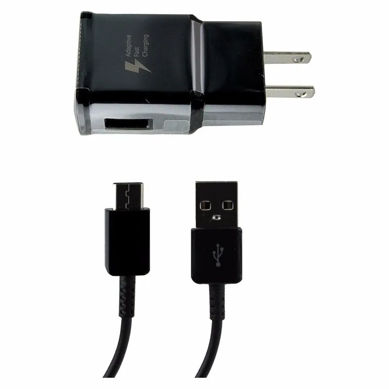 Samsung (EP-TA20JBE) 5V 2A Fast Charger & Cable for USB-C Devices - Black