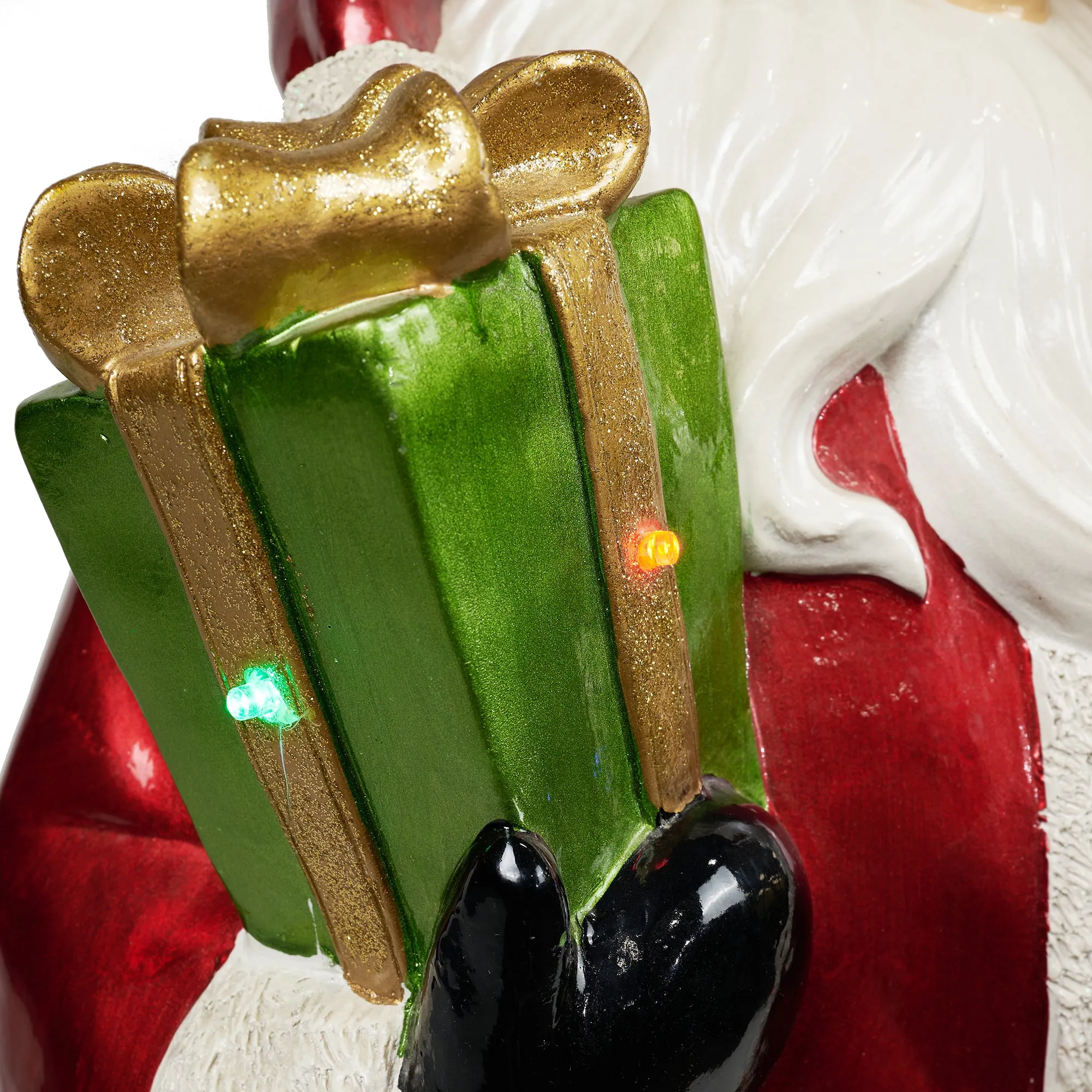 Santa Lamp Post With 22 LEDs