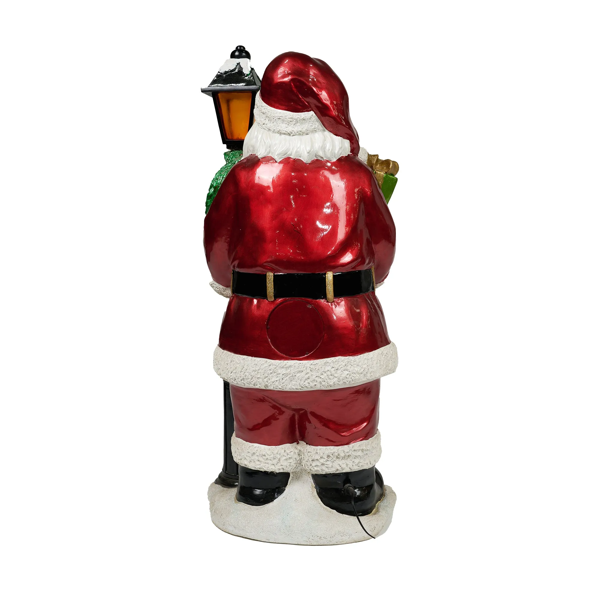 Santa Lamp Post With 22 LEDs