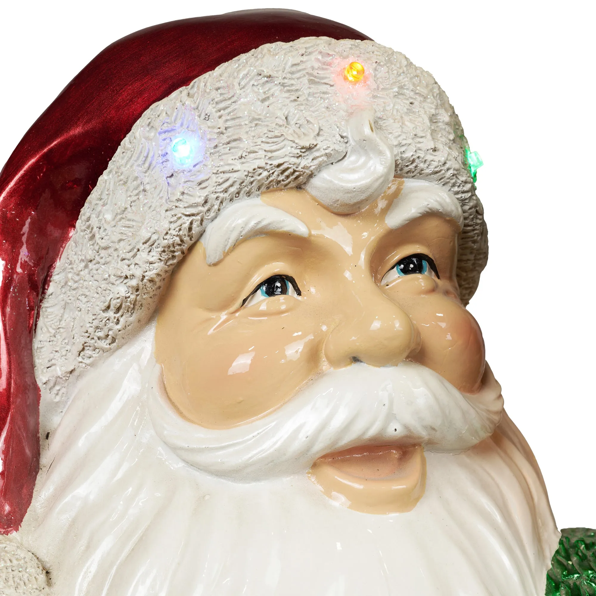 Santa Lamp Post With 22 LEDs