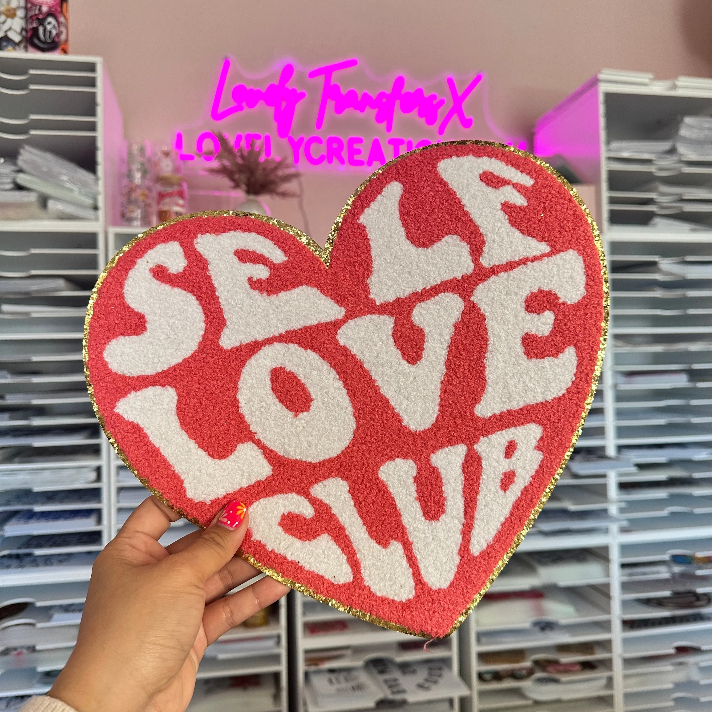 SELF LOVE - Chenille Patch