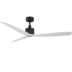 Spinster 60 Inch Black and White Wet Rated Smart LED Ceiling Fan
