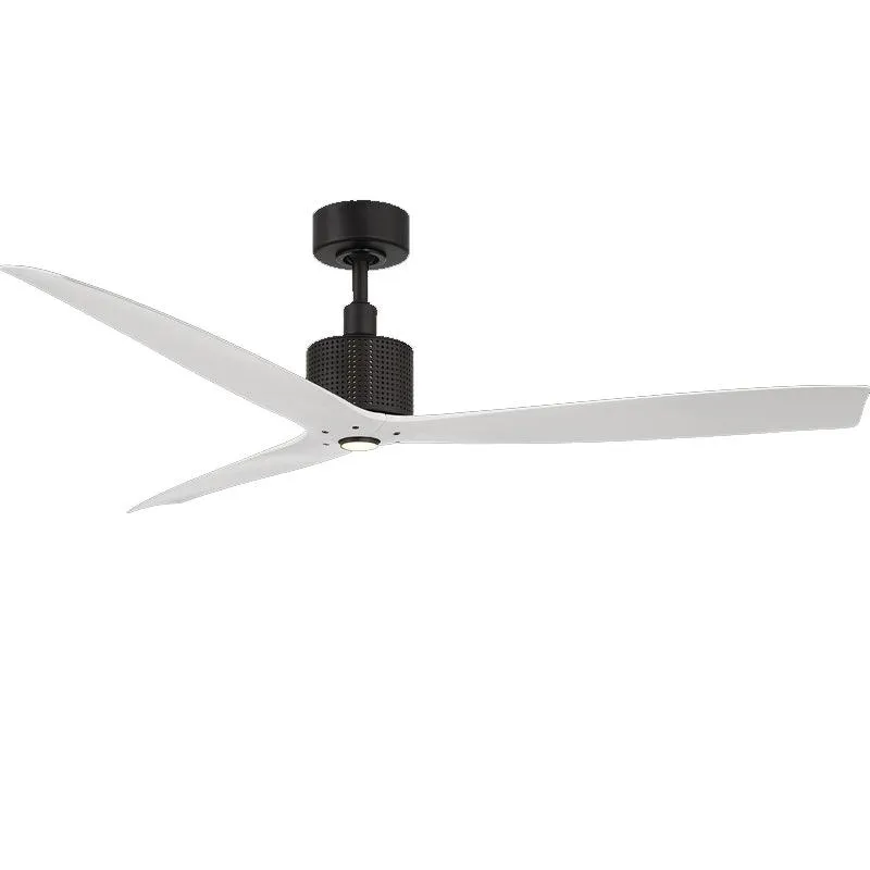 Spinster 60 Inch Black and White Wet Rated Smart LED Ceiling Fan