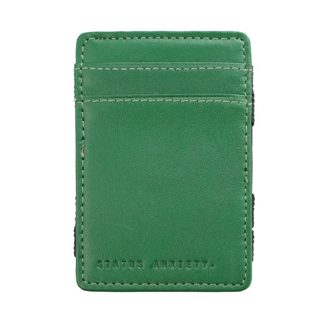Status Anxiety Flip Magic Wallet - Green