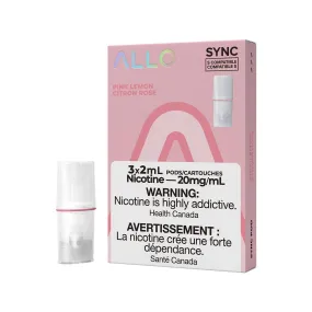STLTH Compatible Allo Sync Pink Lemon Vape Pods