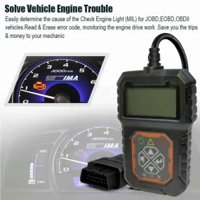 T31 Mini Auto Diagnostic Trouble Codes Tool for OBD2 EOBD Vehicles Multilingual CAN OBDII Scanner