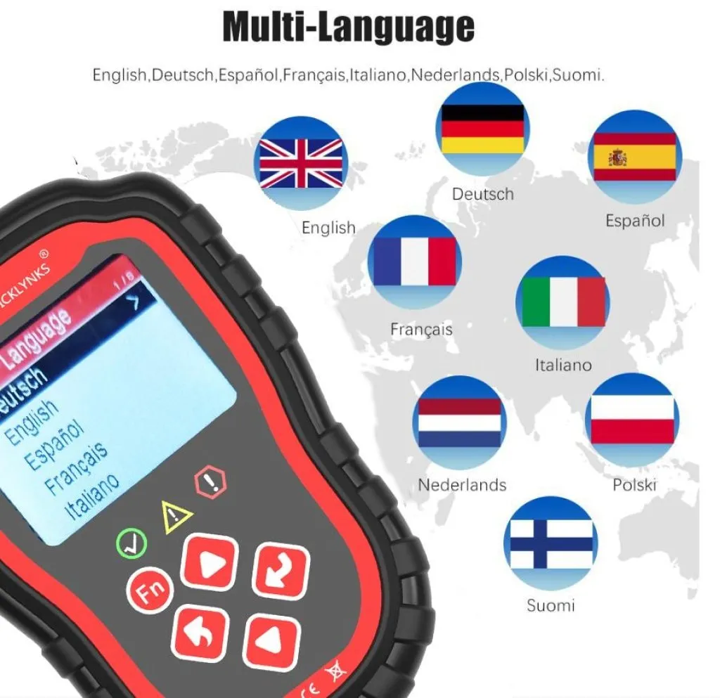 T41 OBDII Car Code Reader Scanner Automotive Diagnostic Vehicle Car Tool