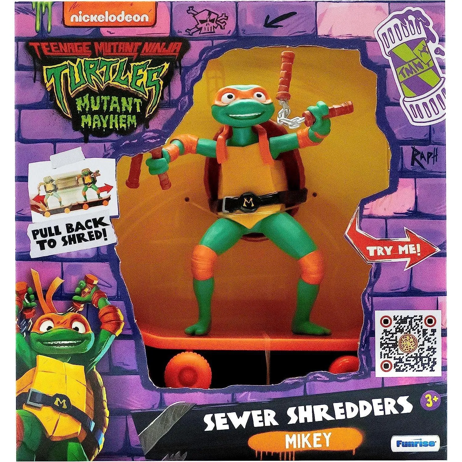 Teenage Mutant Ninja Turtles 5" Sewer Shredders -  Michaelangelo