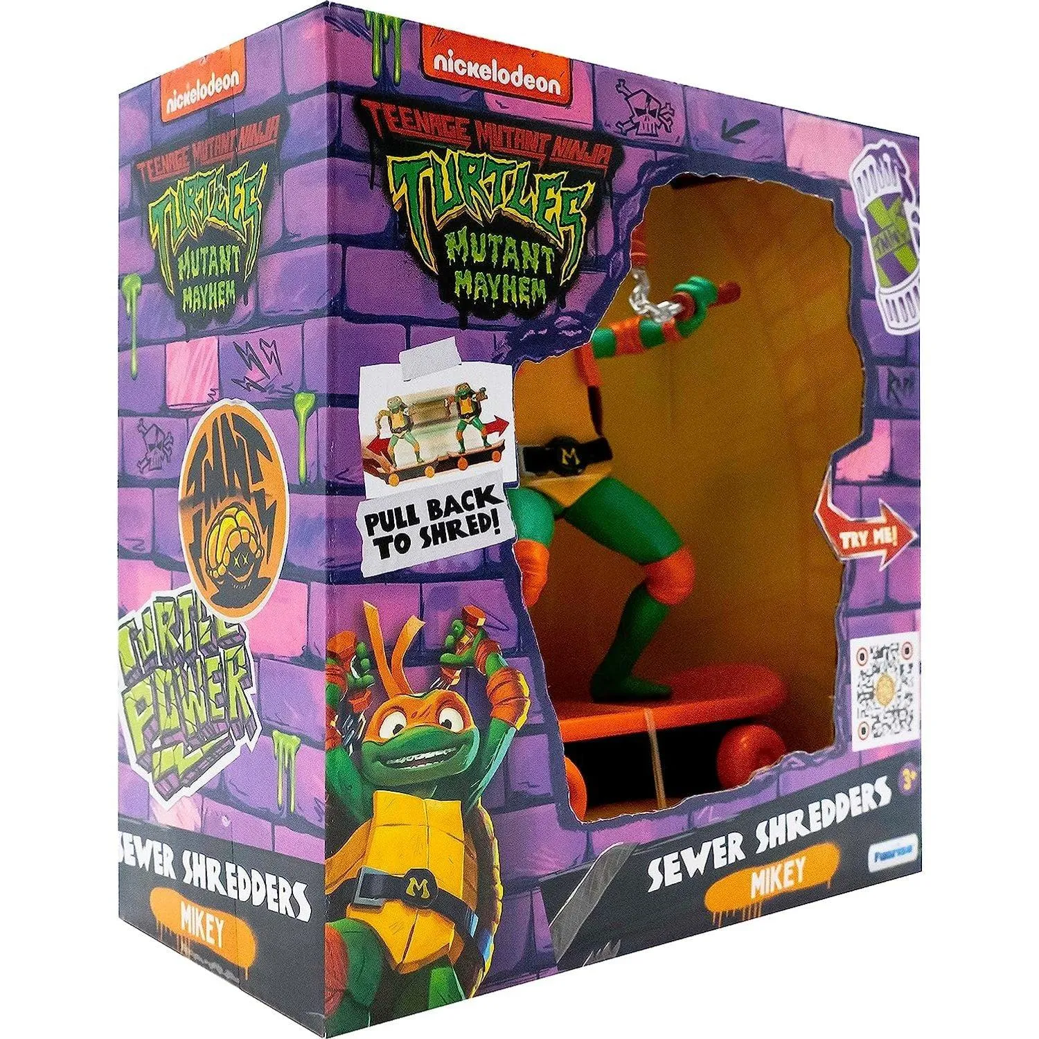 Teenage Mutant Ninja Turtles 5" Sewer Shredders -  Michaelangelo