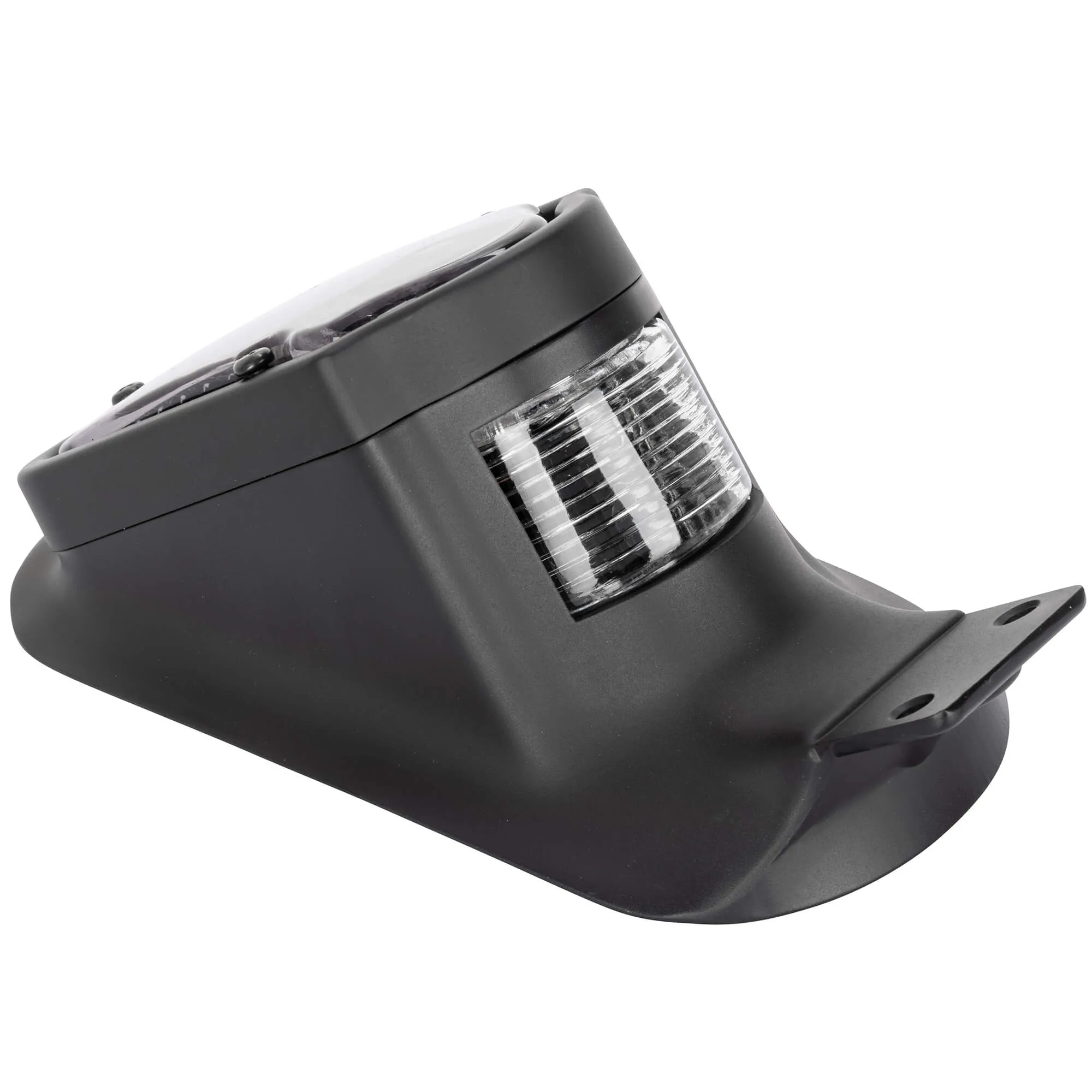 Tombstone LED Taillight - Smoked Lens - Black