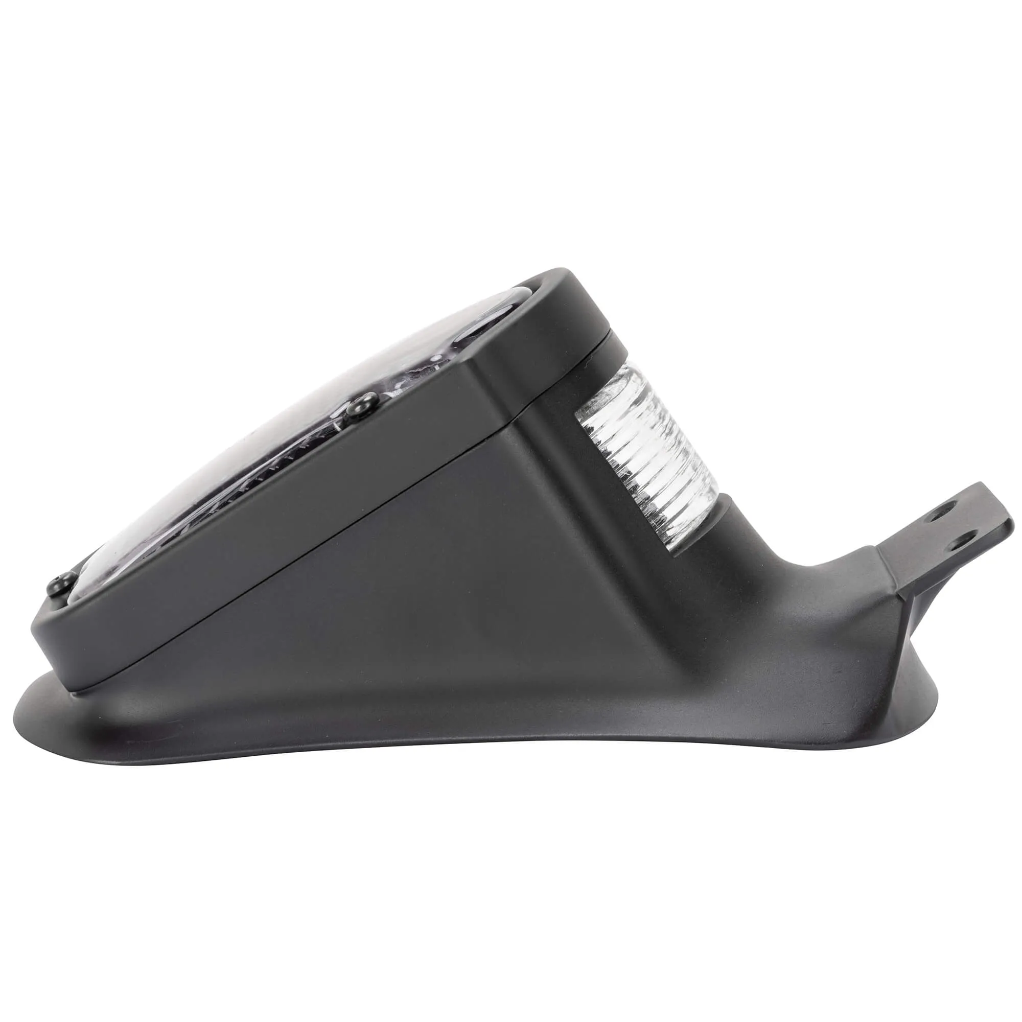 Tombstone LED Taillight - Smoked Lens - Black