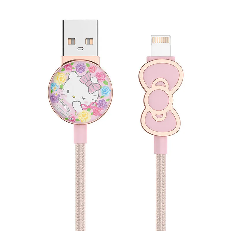 UKA Hello Kitty 3D Zinc Alloy Hybrid Electroplating Type-C Cable