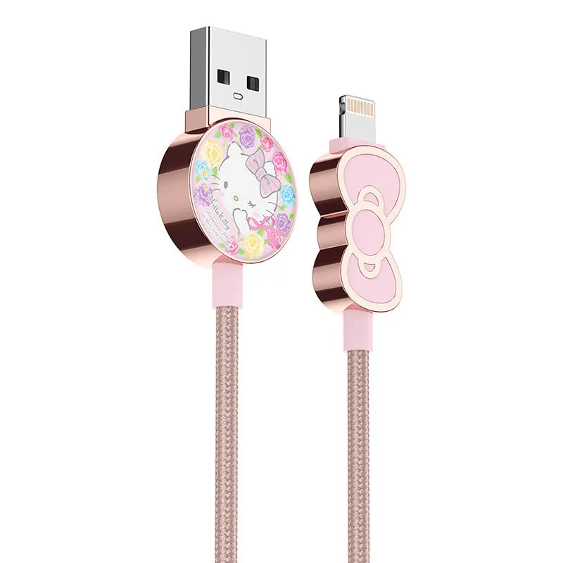 UKA Hello Kitty 3D Zinc Alloy Hybrid Electroplating Type-C Cable