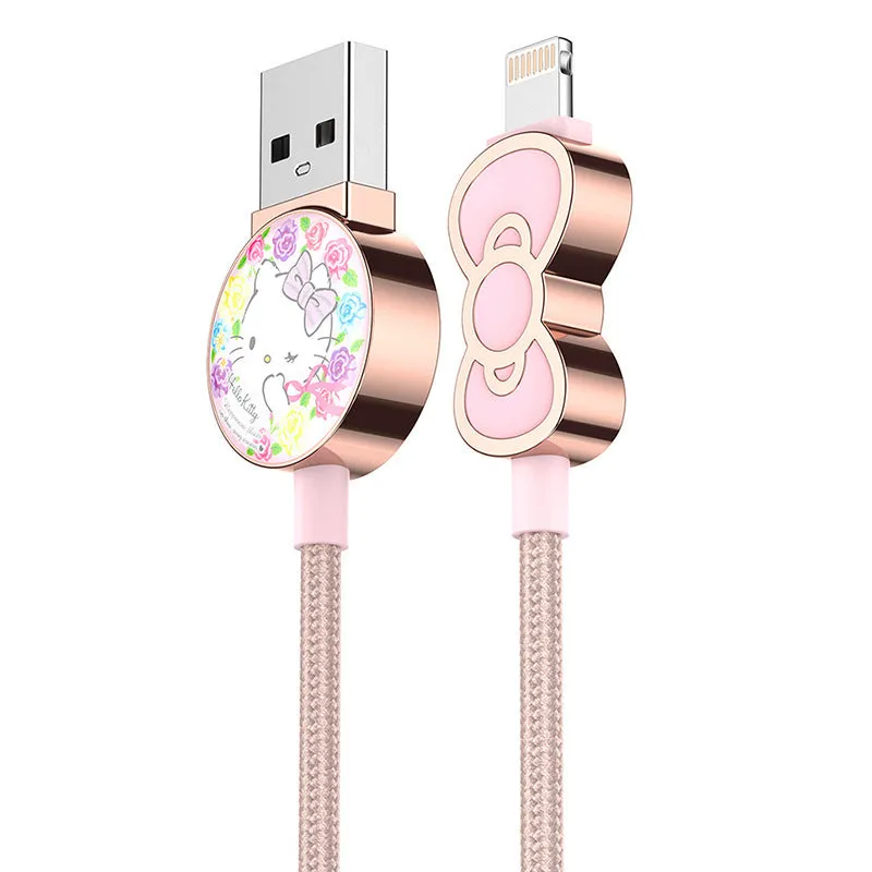 UKA Hello Kitty 3D Zinc Alloy Hybrid Electroplating Type-C Cable