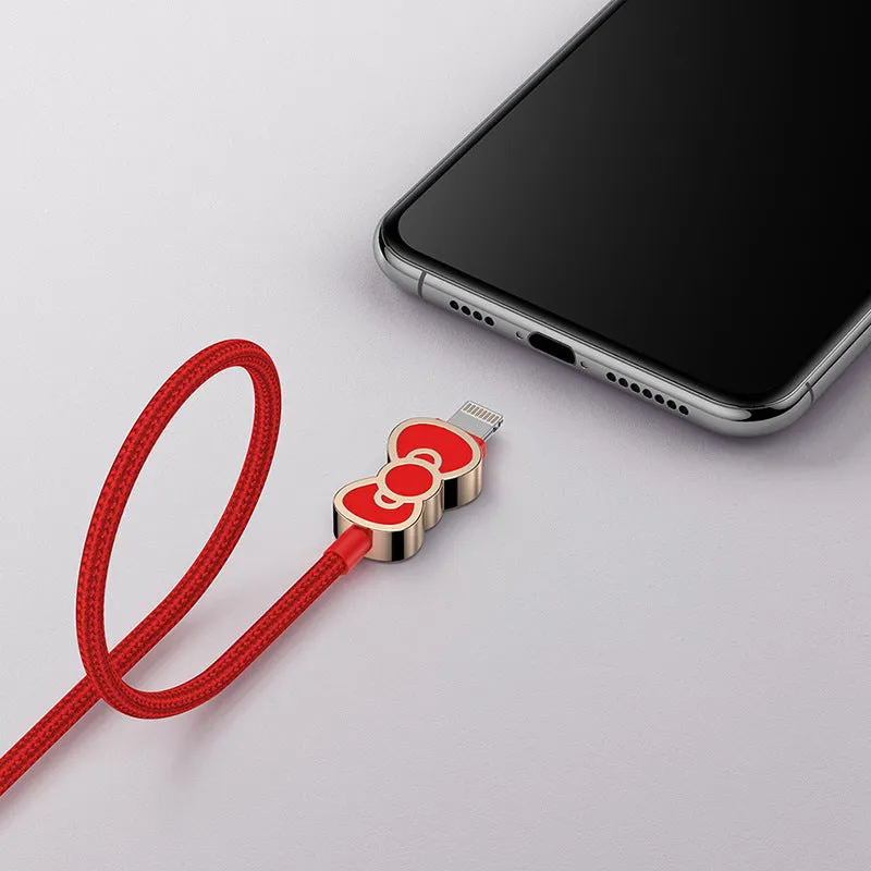 UKA Hello Kitty 3D Zinc Alloy Hybrid Electroplating Type-C Cable