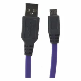 Ventev (565599) 3.3Ft Charge & Sync Flat Cable for Micro USB Devices-Purple/Gray